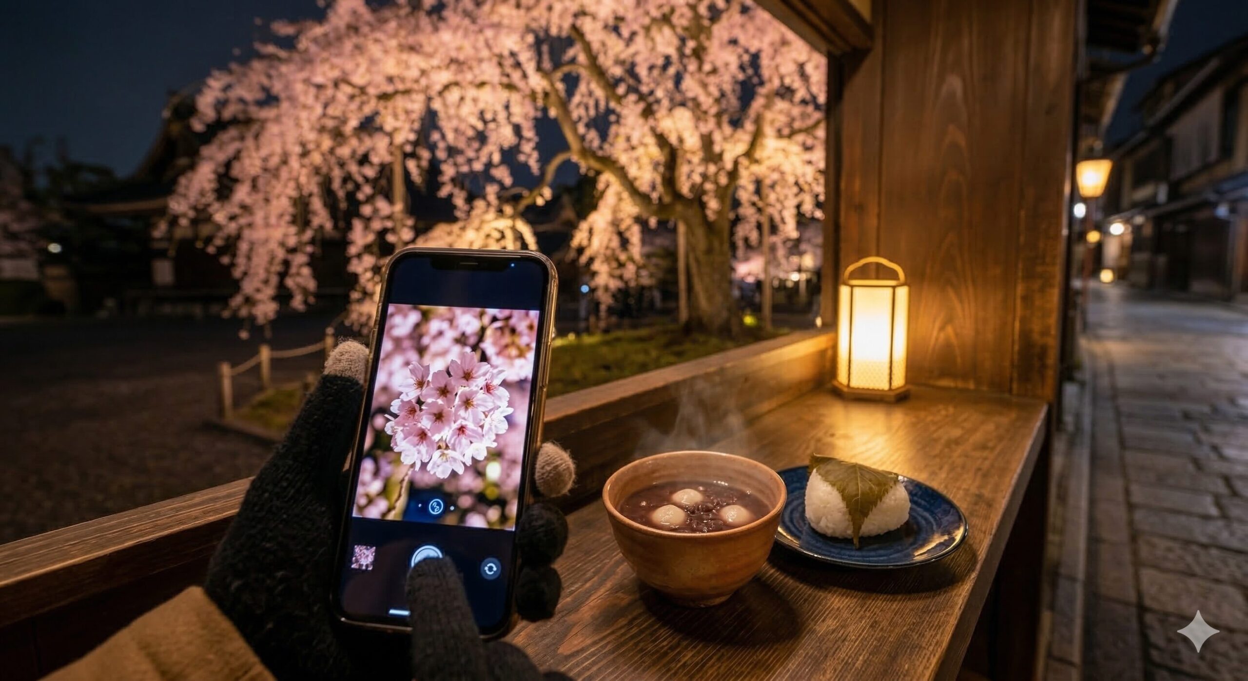 京都の桜ライトアップ