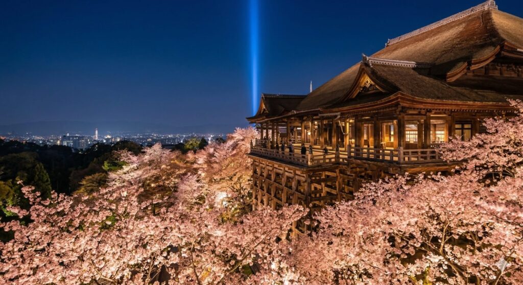 京都の桜ライトアップ