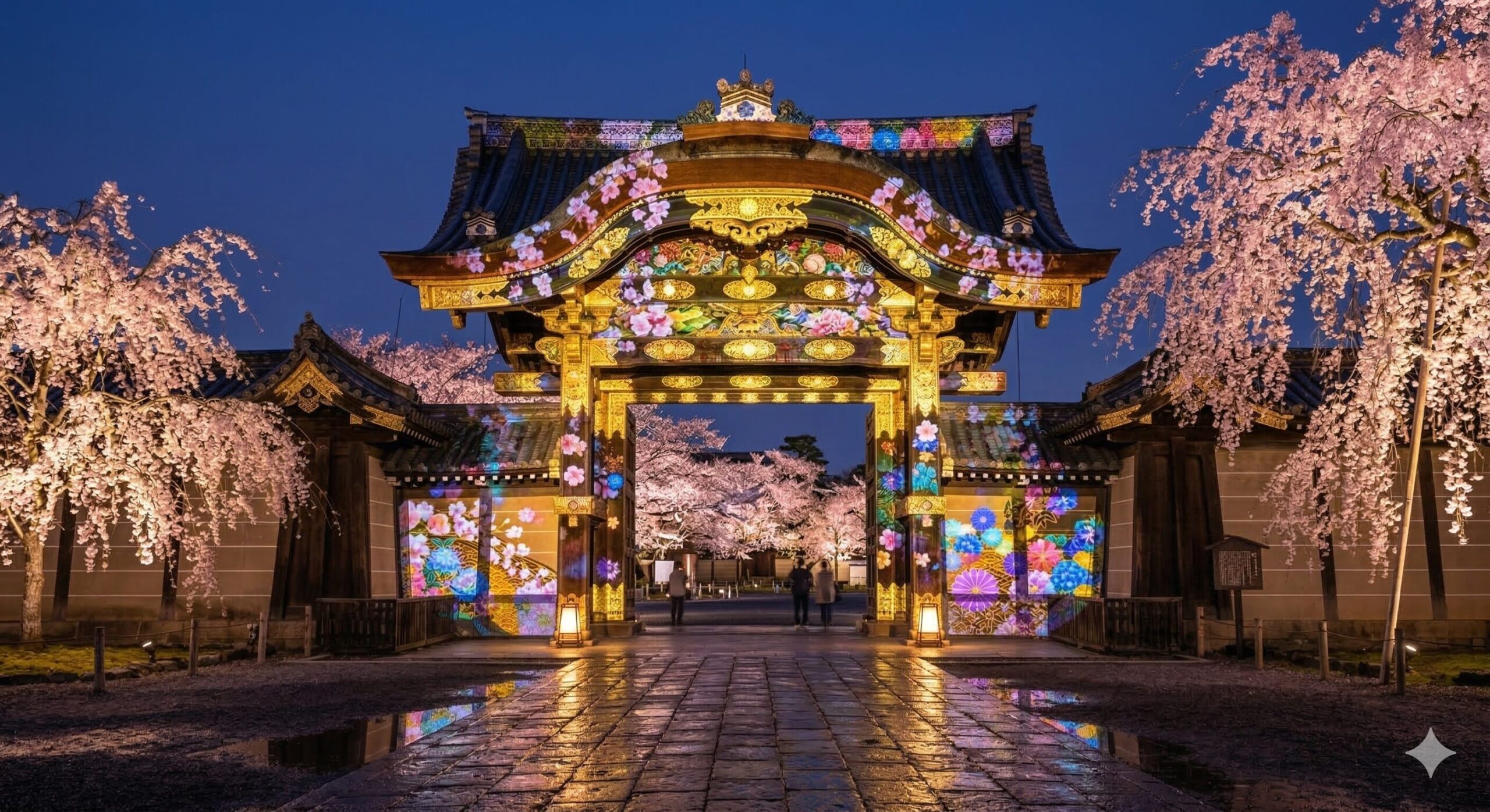 京都の桜ライトアップ