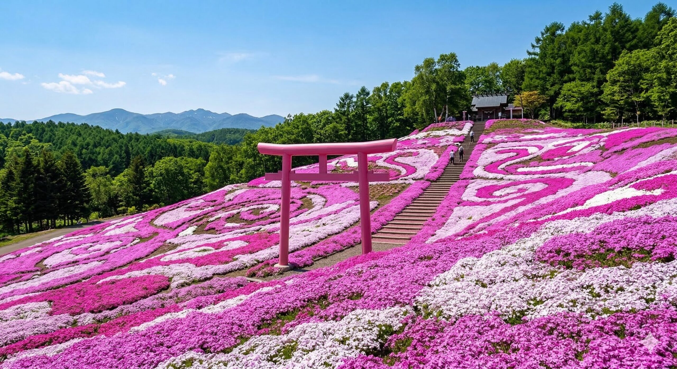 北海道の芝桜