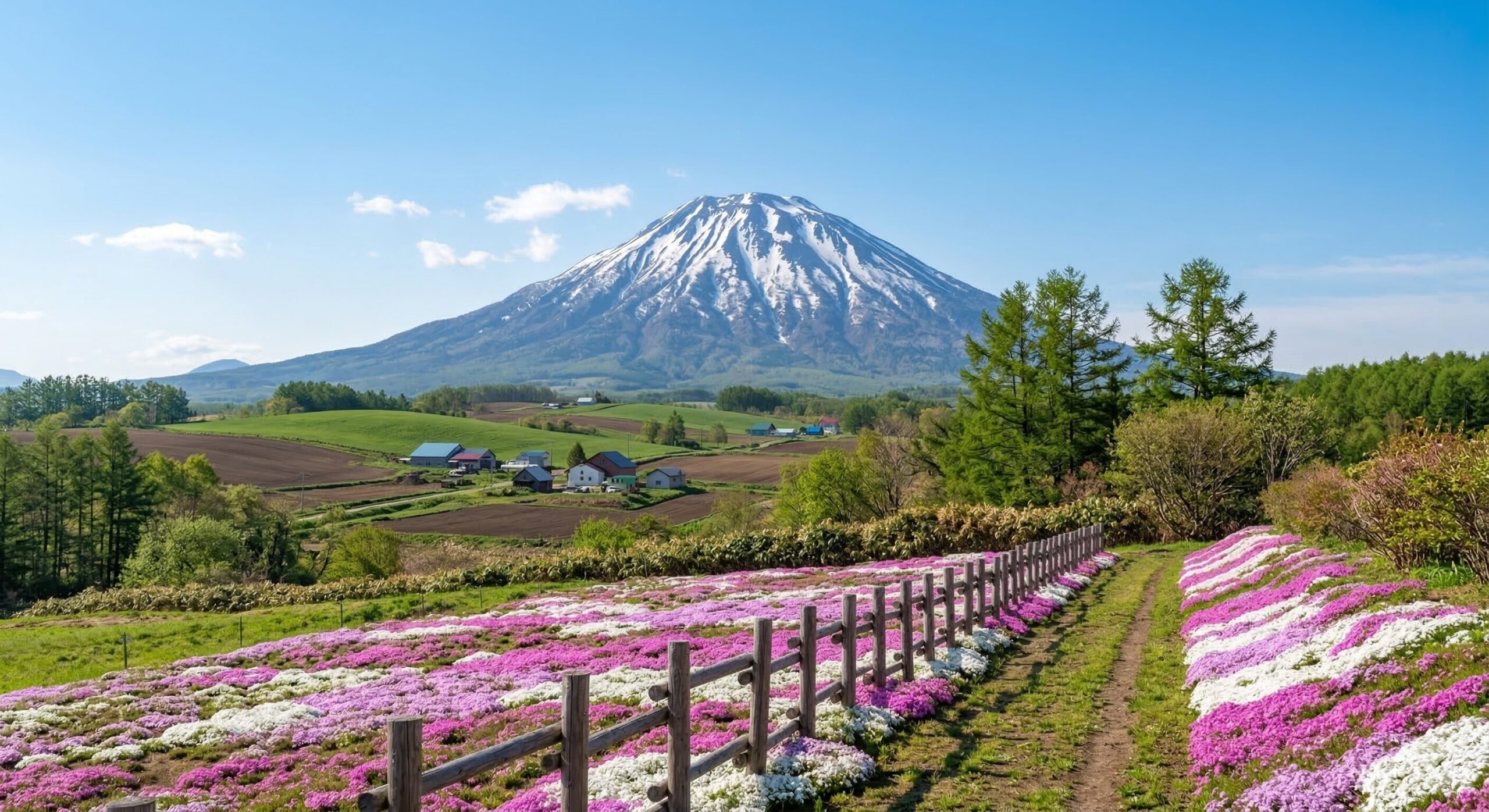 北海道の芝桜